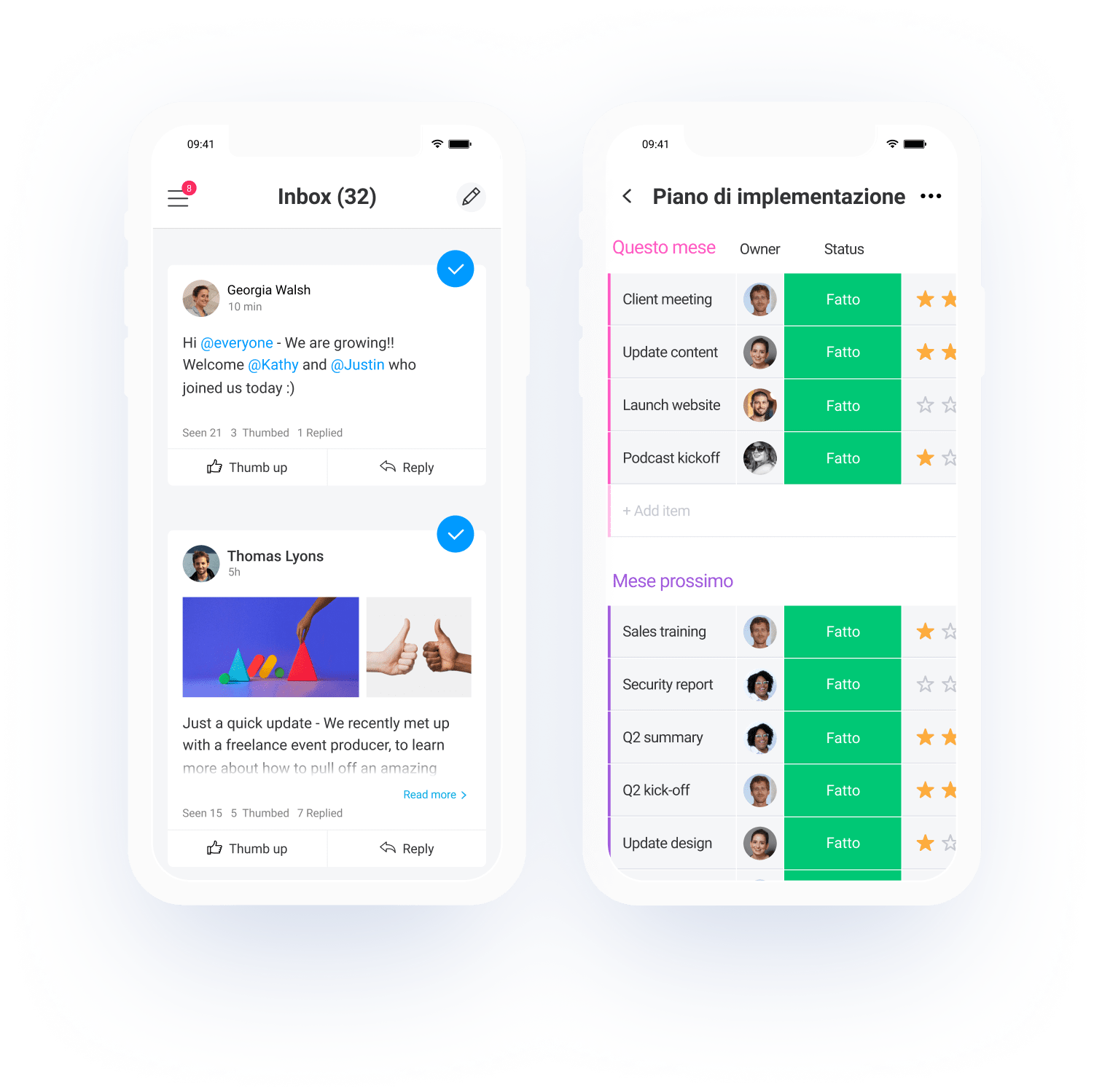 IT mobile screens